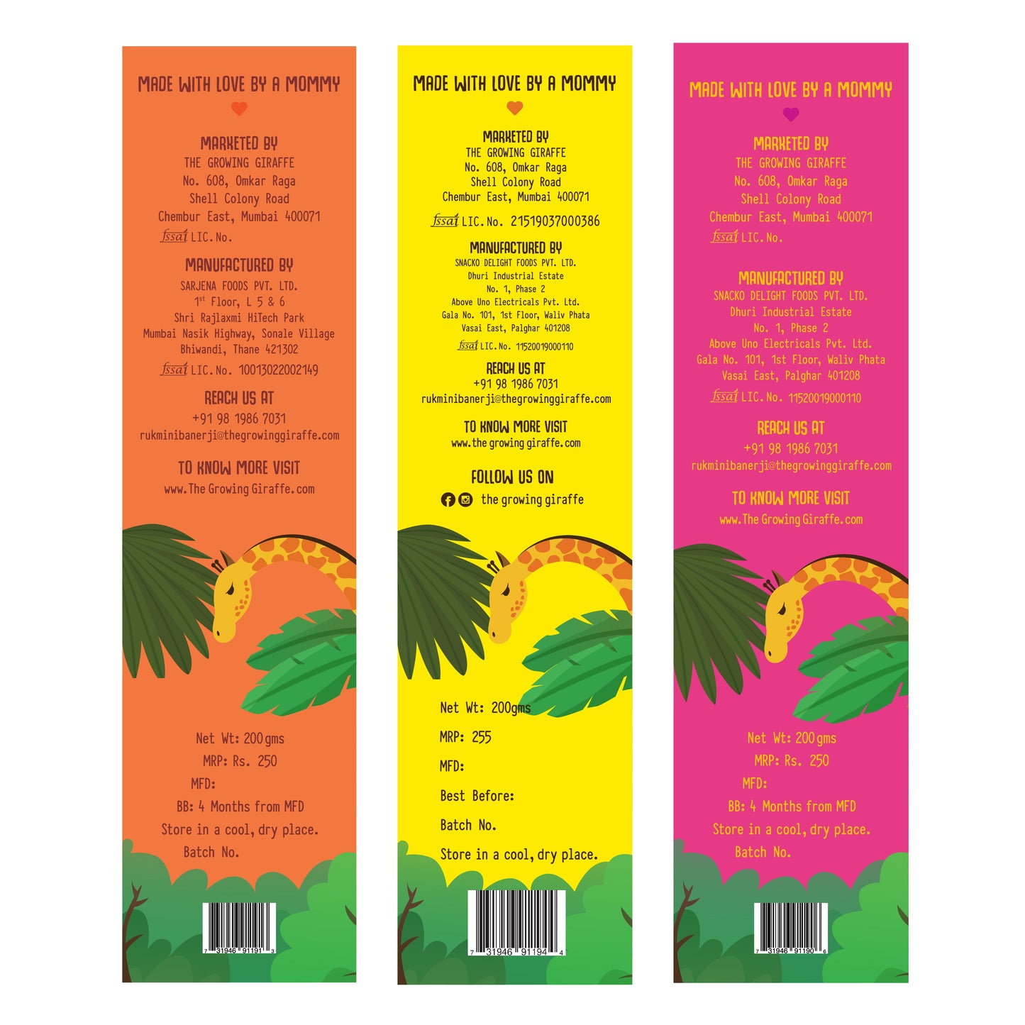 Triple Treat Snack (160 GMS Each)