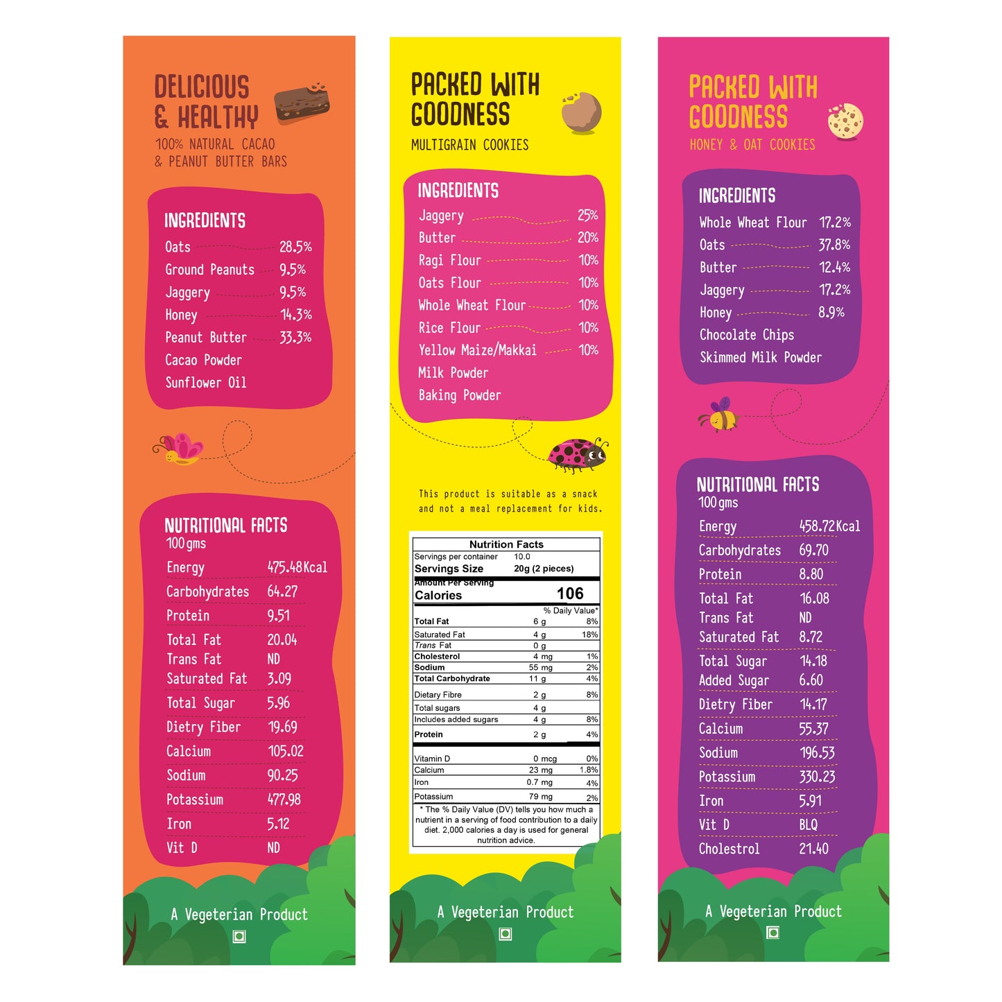 Triple Treat Snack (160 GMS Each)