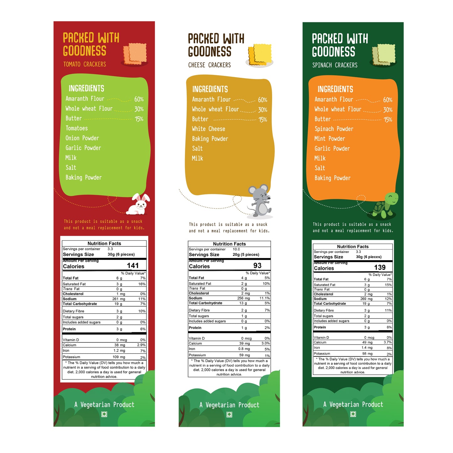 Crunchy Amaranth Trio (60 GMS Each)