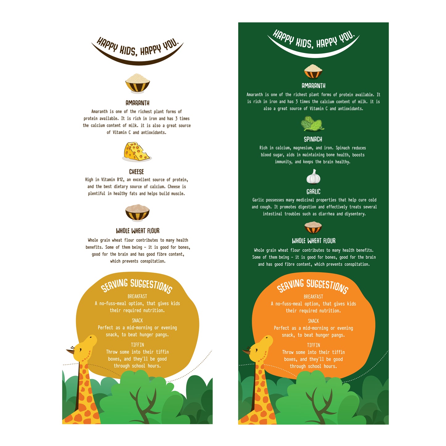 Cheese Amaranth Crackers + Spinach Amaranth Crackers (100 GMS Each)