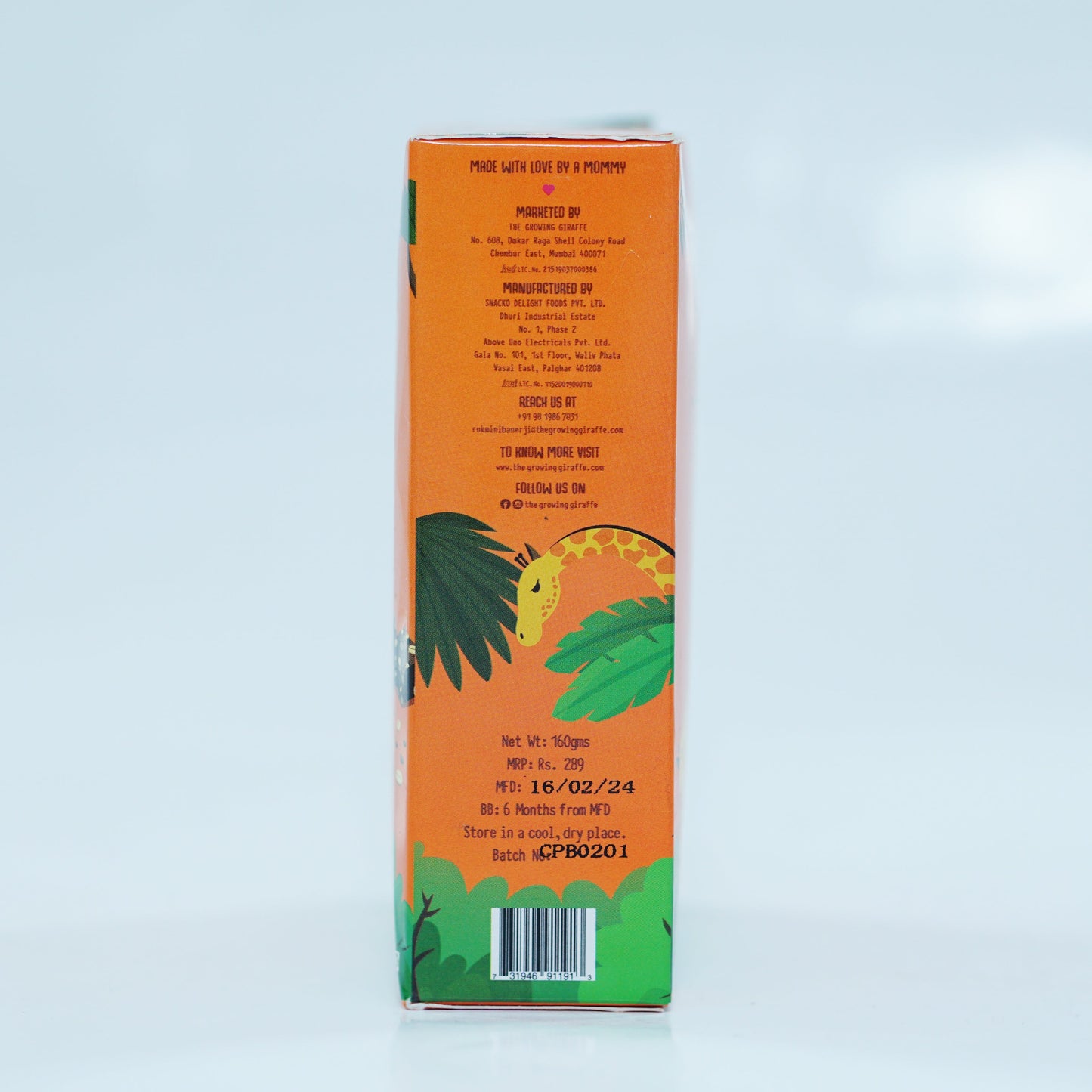 Cacao & Peanut Butter Bars (160 GMS) (Pack of 2)
