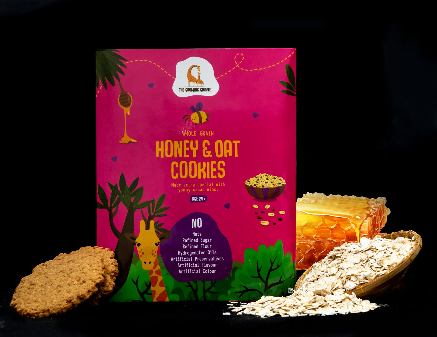 Honey & Oat Cookies (160 GMS) (Pack of 3)