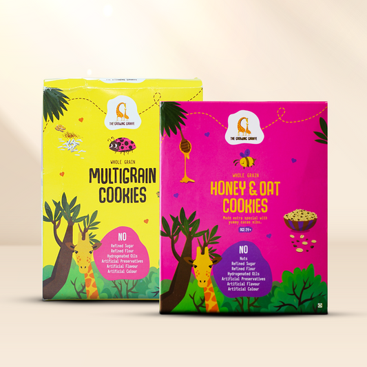 Multigrain Cookies + Honey & Oat Cookies (160 GMS Each) (Pack of 1)
