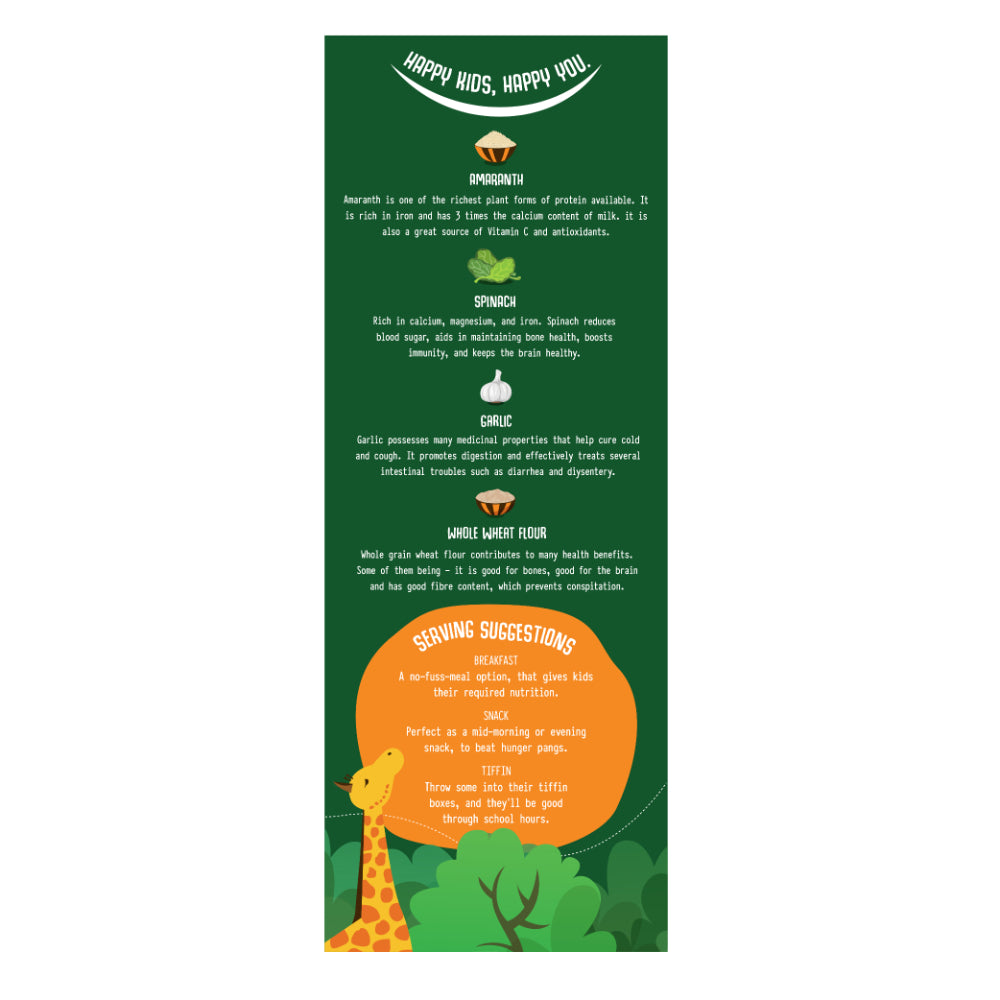 Spinach Amaranth Crackers (100 GMS)