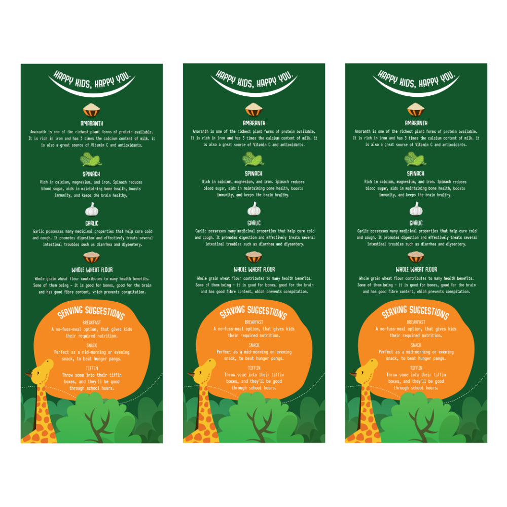 Spinach Amaranth Crackers (100 GMS)