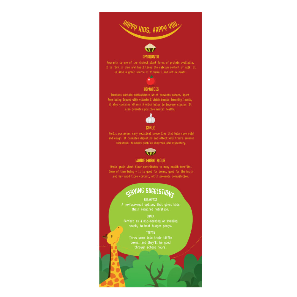Tomato Amaranth Crackers (100 GMS)