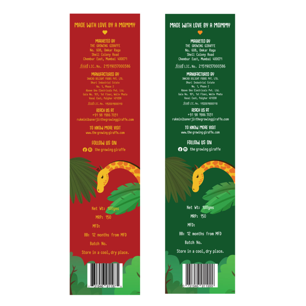 Tomato Amaranth Crackers + Spinach Amaranth Crackers (100 GMS Each)
