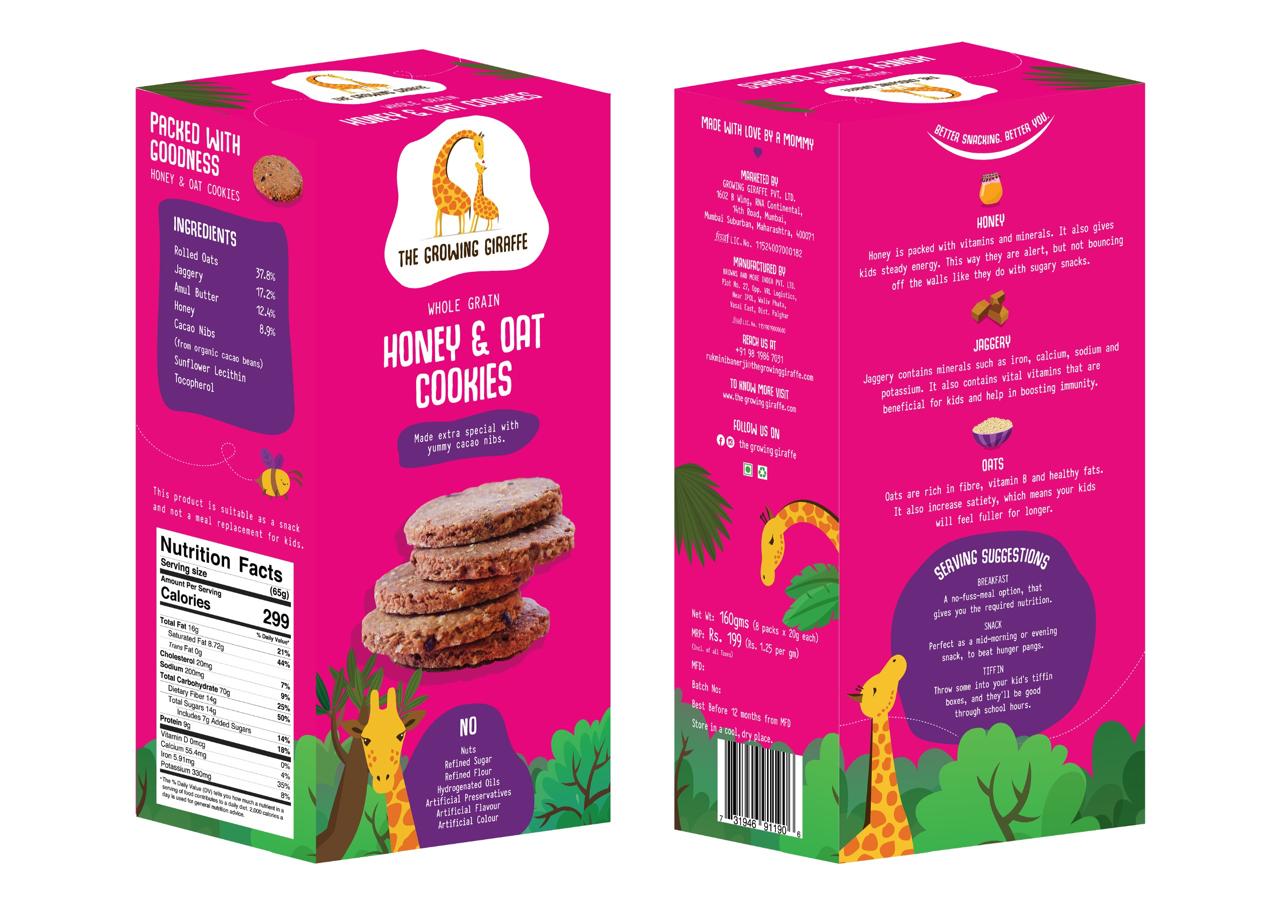 Honey & Oat Cookies (160 GMS) (Pack of 1)