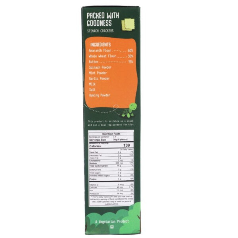 Spinach Amaranth Crackers (100 GMS)
