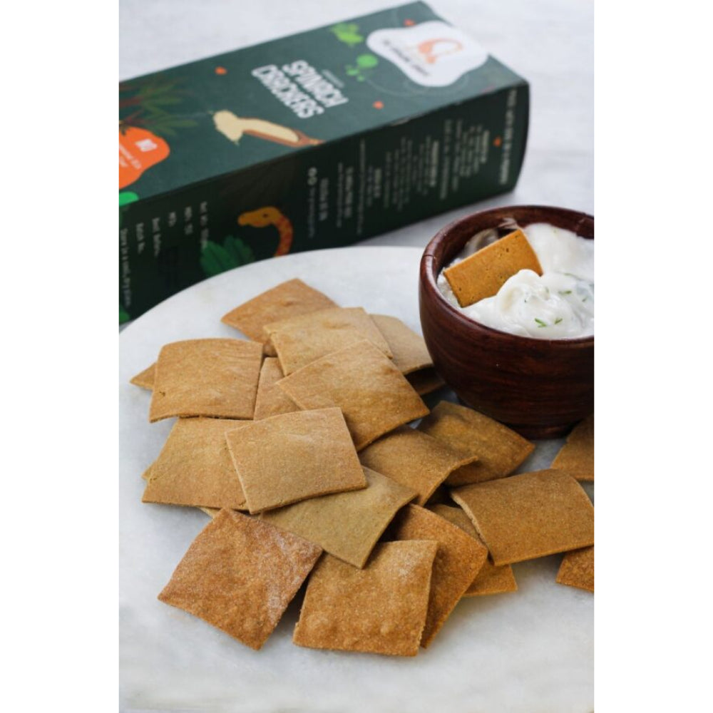 Spinach Amaranth Crackers (100 GMS)