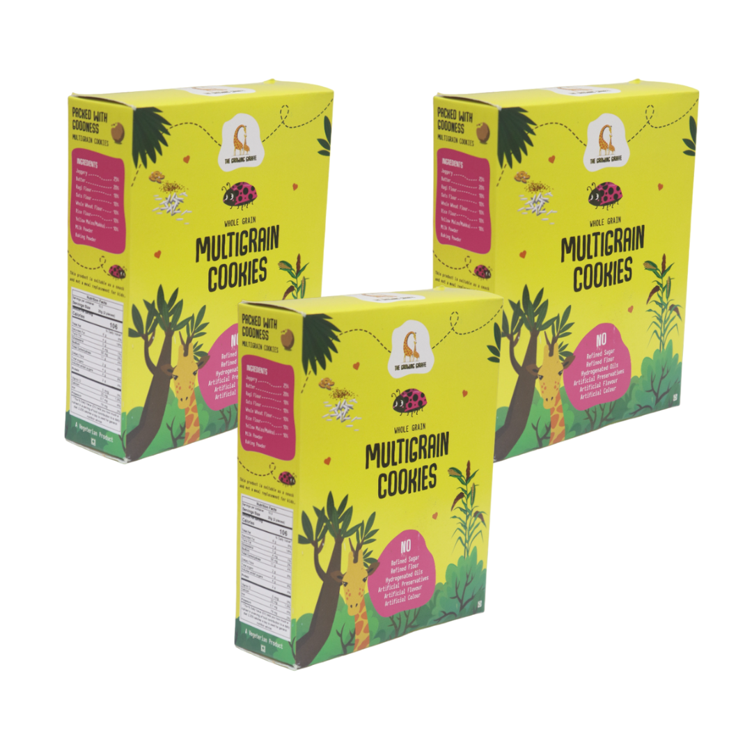 Multigrain Cookies (160 GMS) (Pack of 3)