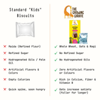 The Growing Giraffe Whole Grain Multigrain Cookies – Made with 5 Whole Grains | No Refined Sugar or Additives | Nut-Free Healthy Snack for Kids & Grown-Up Adults | Pack of 2