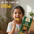 The Growing Giraffe Snack Variety Pack – Honey & Oat, Multigrain, Ragi Cookies & Amaranth Spinach Crackers for Kids & Grown-Up Adults | No Refined Sugar, Additives or Gluten Concerns | Nut-Free | Pack of 4