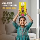 The Growing Giraffe Whole Grain Multigrain Cookies – Made with 5 Whole Grains | No Refined Sugar or Additives | Nut-Free Healthy Snack for Kids & Grown-Up Adults | Pack of 2