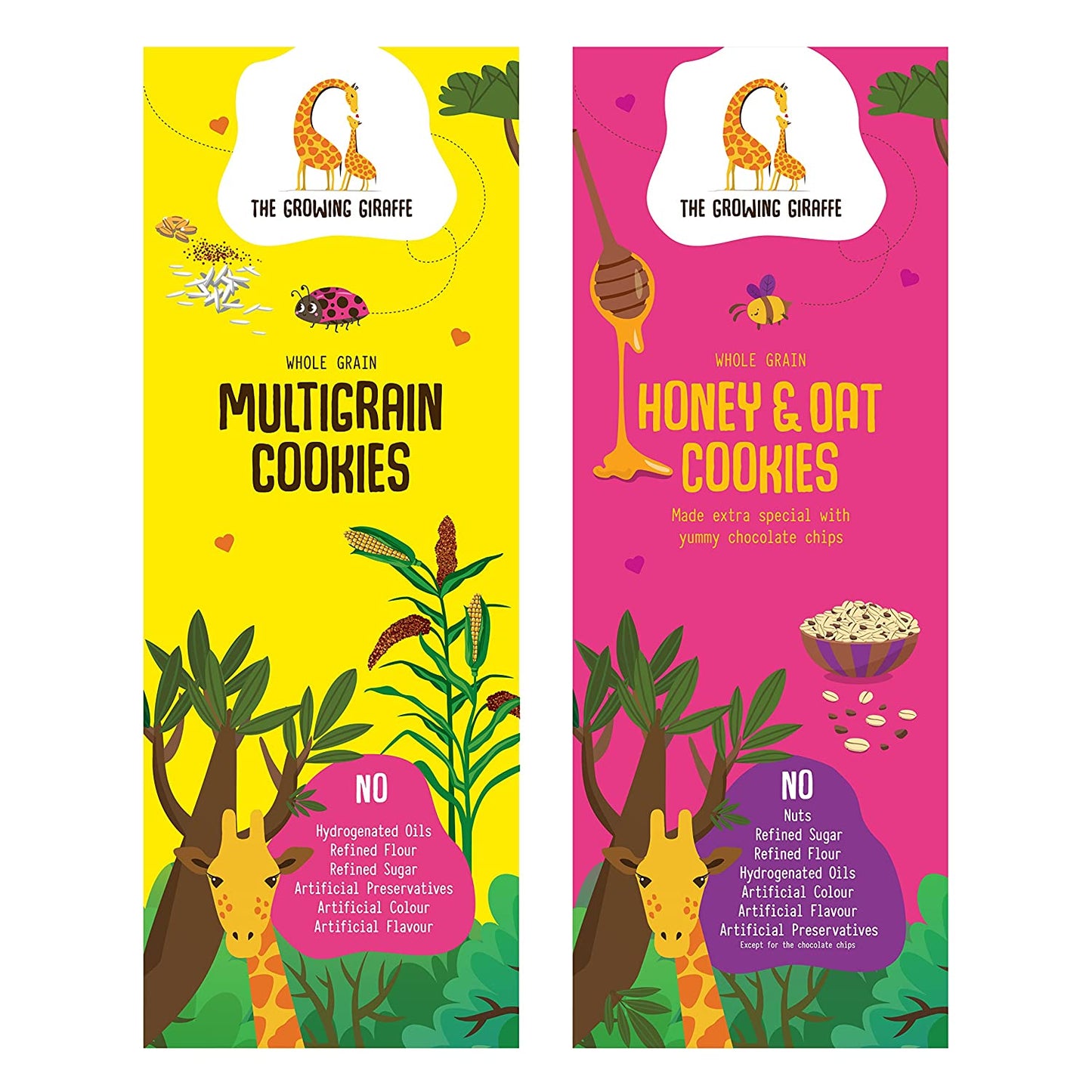 Multigrain Cookies + Honey & Oat Cookies (160 GMS Each)