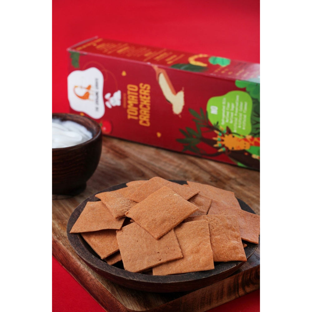 Tomato Amaranth Crackers (60 GMS) (Pack of 5)