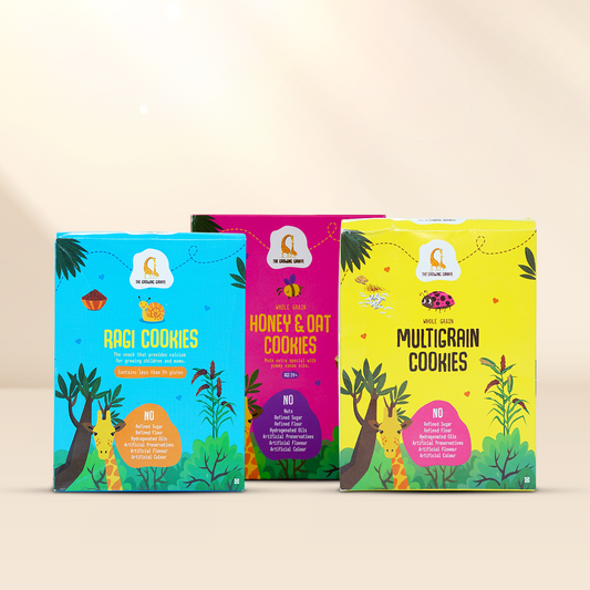 Cookies Combo (Ragi Cookies (160 GMS), Honey & Oat Cookies (160 GMS) &  Multigrain Cookies (160 GMS)