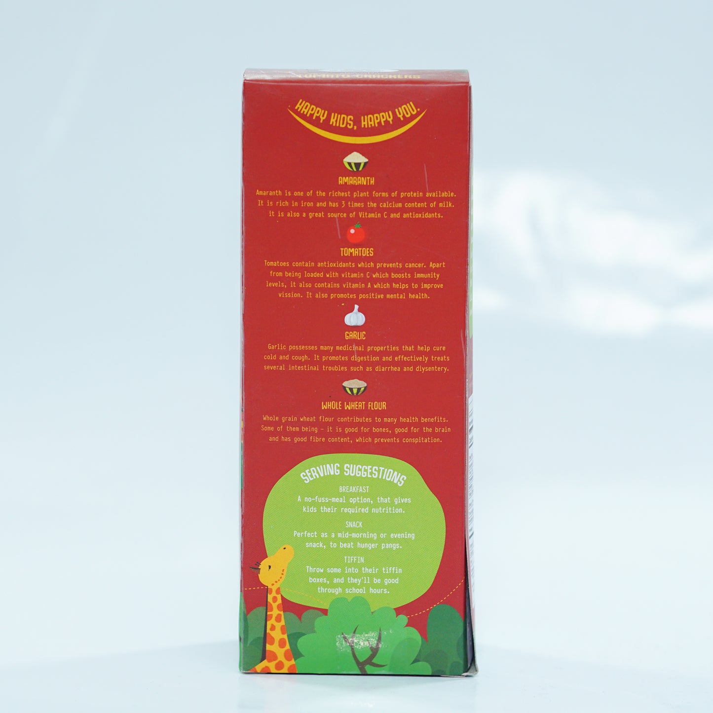 Tomato Amaranth Crackers (60 GMS) (Pack of 5)