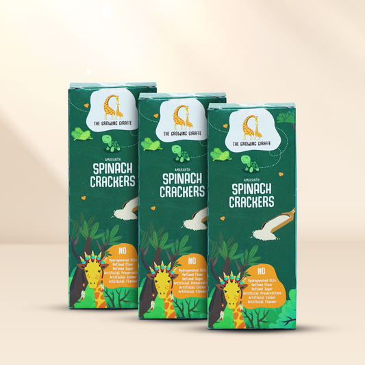 Spinach Amaranth Crackers (60 GMS) (Pack of 3)
