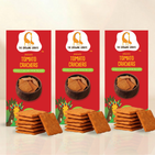 Tomato Amaranth Crackers (60 GMS) (Pack of 3)