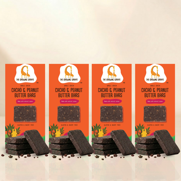 Cacao & Peanut Butter Bars (160 GMS) (Pack of 4)