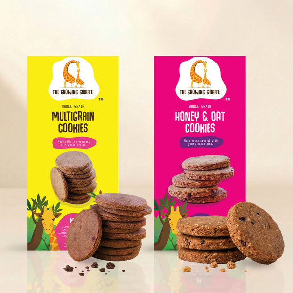 Multigrain Cookies + Honey & Oat Cookies (160 GMS Each) (Pack of 1)