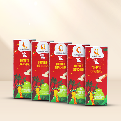 Tomato Amaranth Crackers (60 GMS) (Pack of 5)